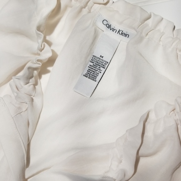 DONATED Calvin Klein- sz. M, sleeveless, flowy, top - Picture 3 of 8